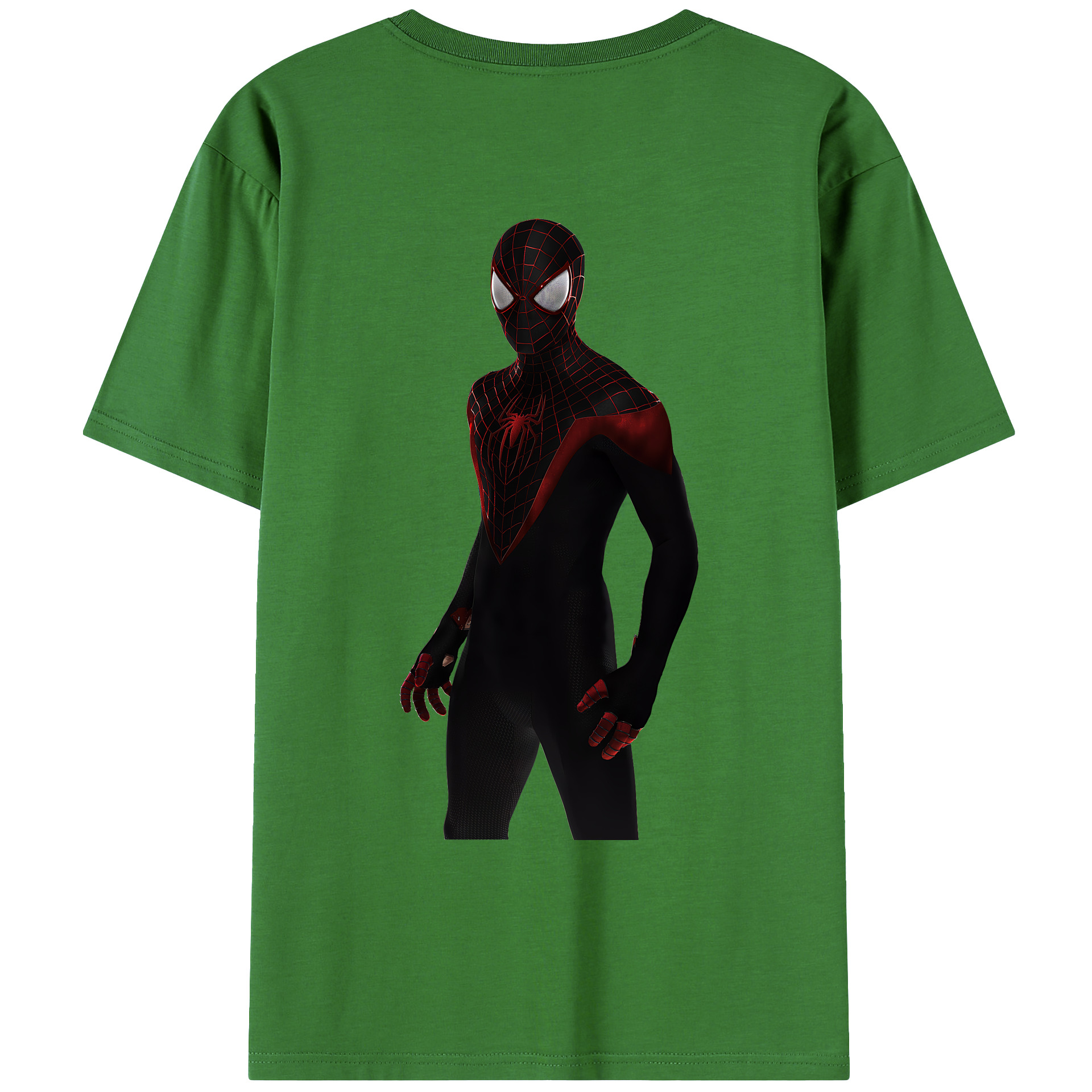 （画像用） Spider Man スパイダーマン レディース半袖Tシャツ(バックプリント)
